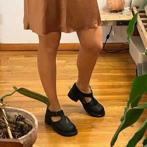 Vintage Heeled T-strap Mary Janes